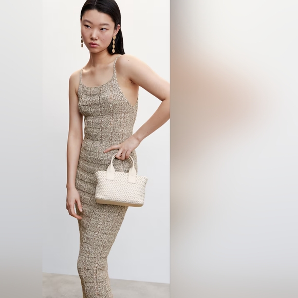 🔥Last 1🔥MANGO Fringe knit dress - Picture 6 of 12